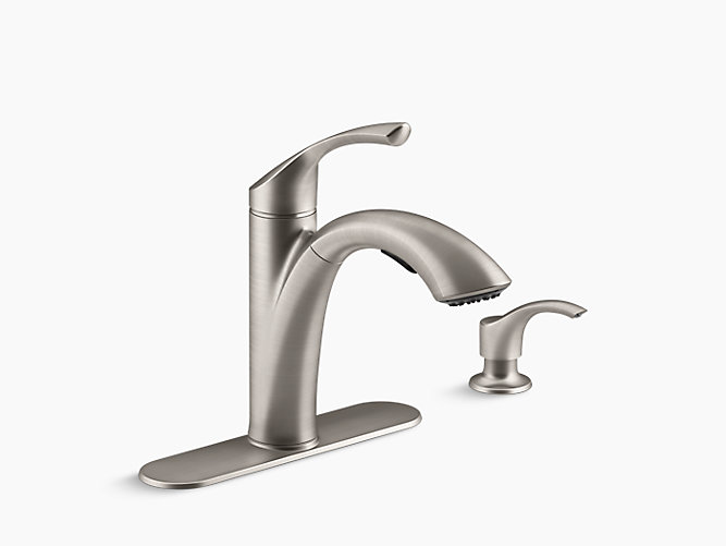 K R72510 Sd Mistos Pull Out Kitchen Faucet With Dispenser Kohler